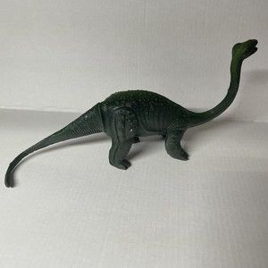 Dor Mei Vintage Dinosaur Toy Brontosaurus Rubber 1980s 17” Long